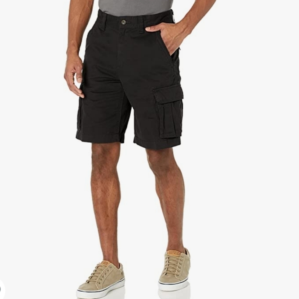 Amazon Essentials Men's Classic-fit Cargo Short in Black Size 38